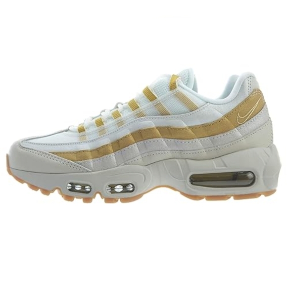 Nike Air Max 95 Av8428-001 Desert Sand Metallic Gold-Summit White Women's Size 7 - Picture 3 of 16